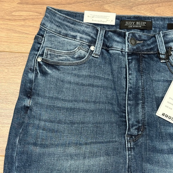 NEW Judy Blue High Rise Slim Boot Get The Boot Tummy Control Jeans Size 9/29 - Picture 4 of 16